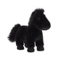 Apricot Lamb Toys Plush Black Wild Pony Horse Stuffed Animal Soft Cuddly Perfect for Kids 9.4 Inches