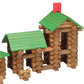 Maxim Enterprise Tumble Tree Timbers Wood Building Set - 450 Pieces, Educational STEM Toy, Brown, Model 53036