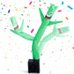Mealivos Mini Wacky Waving Inflatable Tube Guy with Blower - Funny Desktop Decoration Mini Inflatable Tube Man White Elephant Gift for Office Home Party Store- Green -Like New