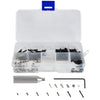 Abendor 256PCS RC Screw Kit Universal RC Repair Tool Kit Hardware Fastene for 1/28 Wltoys 284131 K969 K989 P929 K999 K979 P939