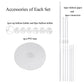 Jiesky 4Pcs 28'' Balloon Stand Kits, Pvc Tabletop Holder For Graduation, Baby Shower, Wedding Decorations