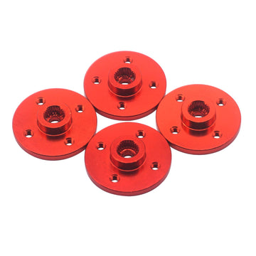 5Pack Vgoohobby Metal 25T Servo Arm Round Type Disc Steering Servo Horn Compatible with Futaba MG995 MG996R Servos RC Robot RC S