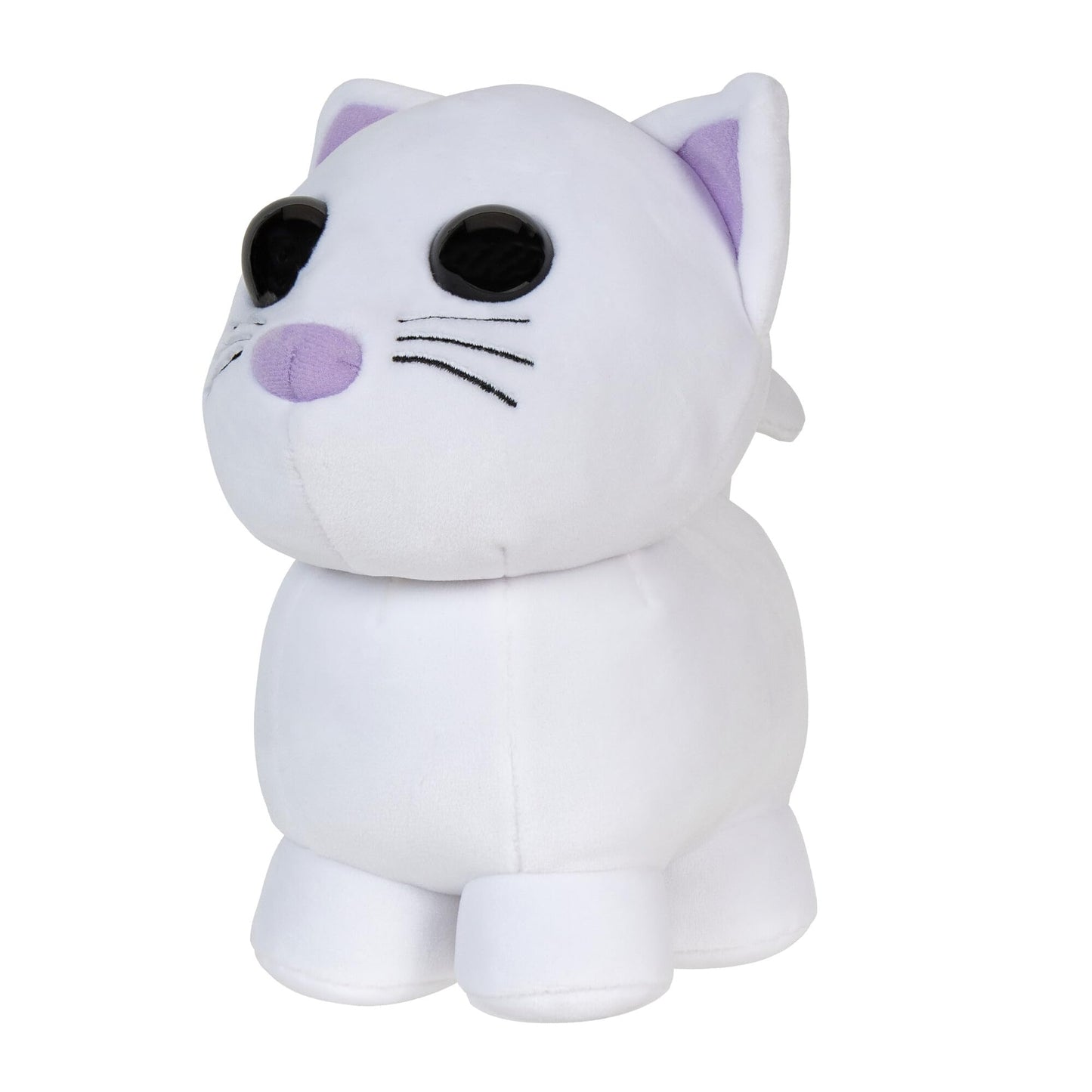 Adopt Me! Collector Plush - Snow Cat - Series 2 - in-Game Stylization Plush - limited availability Virtual Item Code Included - Toys for Kids Featuring Your Favorite Pet  Ages 6+