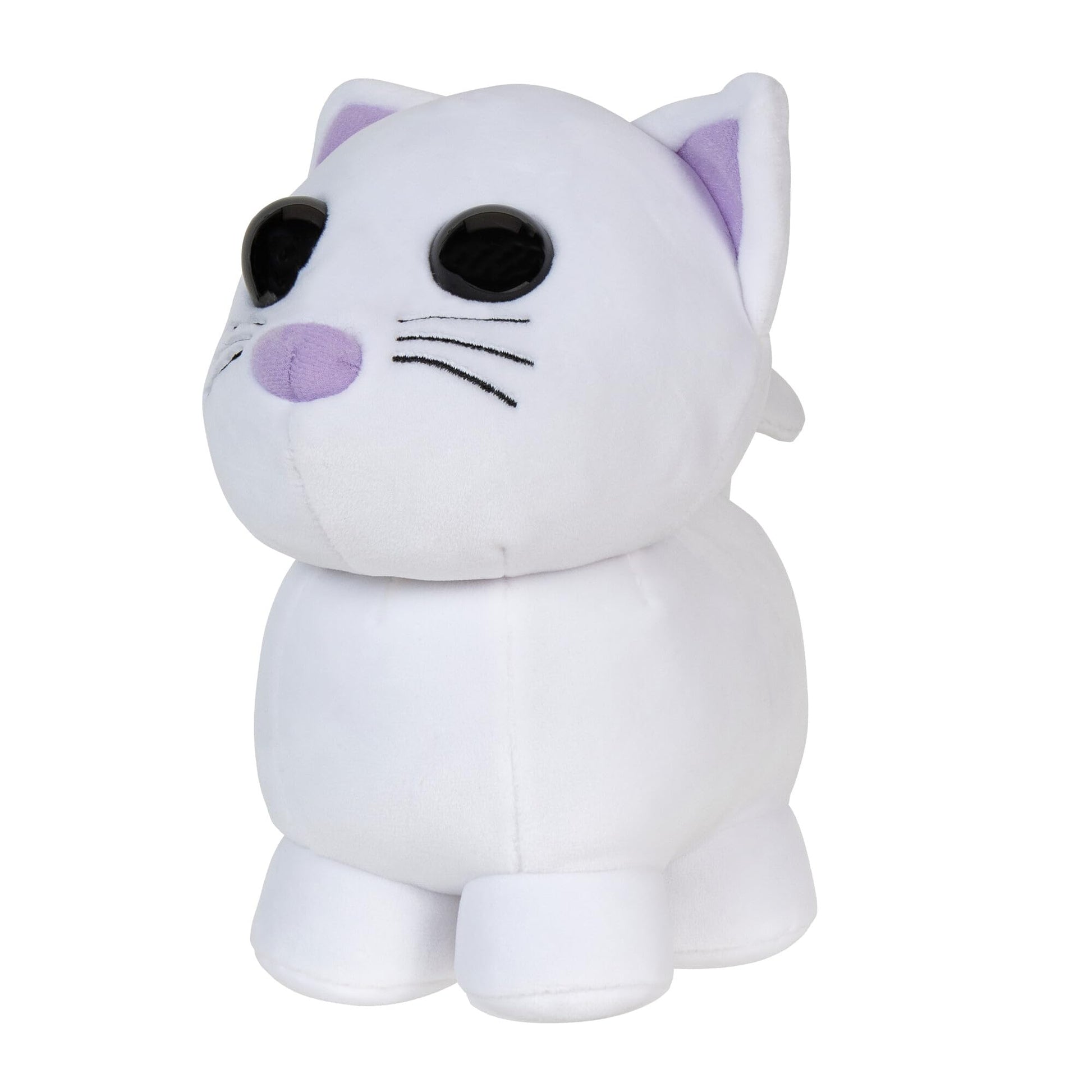Adopt Me! Collector Plush - Snow Cat - Series 2 - in-Game Stylization Plush - limited availability Virtual Item Code Included - Toys for Kids Featuring Your Favorite Pet  Ages 6+