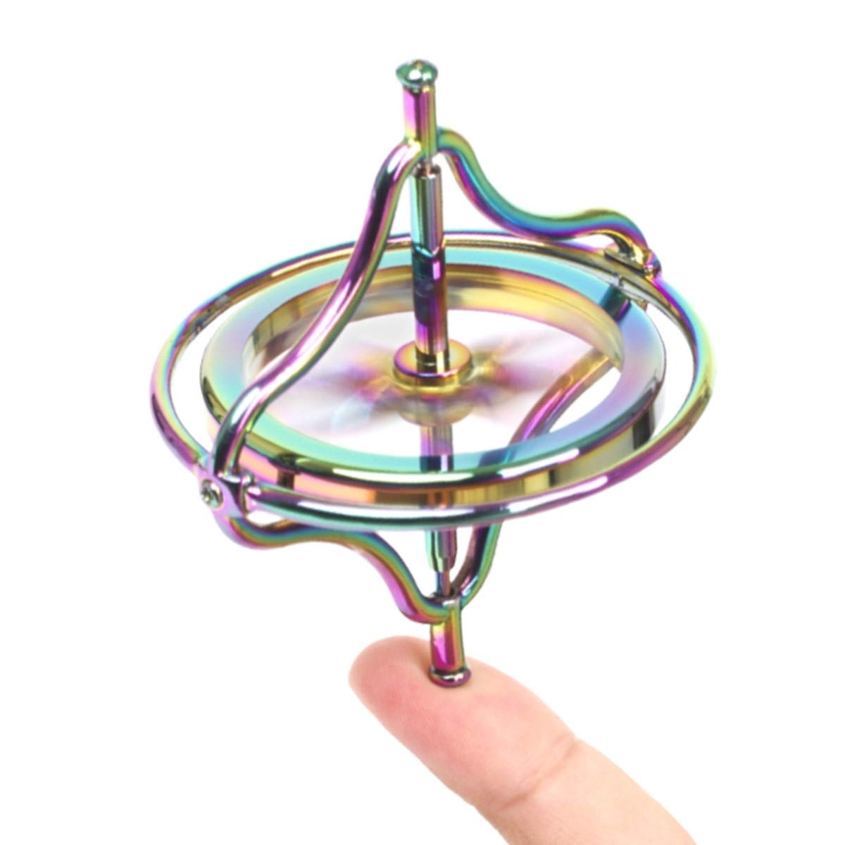 Yiluren Metal Anti-Gravity Gyroscope Balance Toy (Colorful)