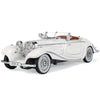 1:32 Scale Merceedes Benz Classic 500K Vintage Diecast Toy Car With Lights & Sounds-Die Cast Model For Kids & Collectors-Pullbac