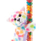 The Petting Zoo Rainbow Cheetah Stuffed Animal Plushie Slap Bracelet, Gifts For Kids, Candypalz, Zoologee Colorful Cheetah Plush