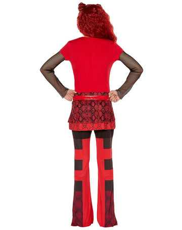 Spirit Halloween Descendants: The Rise Of Red Red Jumpsuit Costume | Officially Licensed | Descendants Red Costume - Md
