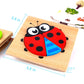 Skyfield Wooden Animal Puzzles For Toddlers 1 2 3 Years Old, Boys & Girls Educational Toys Gift With 4 Animal Patterns, Bright Vibrant Color Shapes, Customize Gift Box Ready