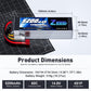 Zeee 4S Lipo Battery 5200mAh 14.8V 60C RC Battery Soft Case with T Plug for RC Plane Quadcopter Airplane Helicopter RC Car Truck