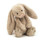 Jellycat Bashful Beige Bunny Stuffed Animal, Medium, 12 Inches