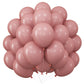 Dusty Pink Balloons Double Stuffed, 50Pcs 10 Inch Dusty Rose Helium Latex Balloons, Retro Blush Pink Mauve Party Balloons Boho P