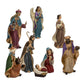 Kurt Adler Resin Nativity Figurine Set, 6.25-Inch, Set Of 8