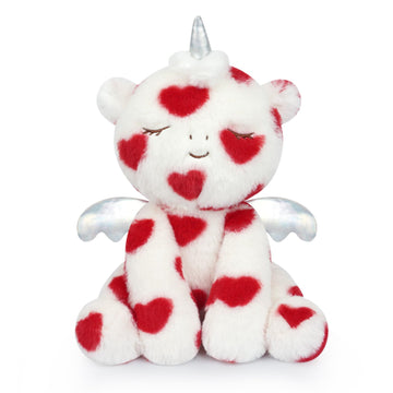 Kophinye Unicorn Plush, 12Inch Soft Unicorn Stuffed Animal With Love Heart For Valentines Day, Cute Stuffed Valentines Plush For