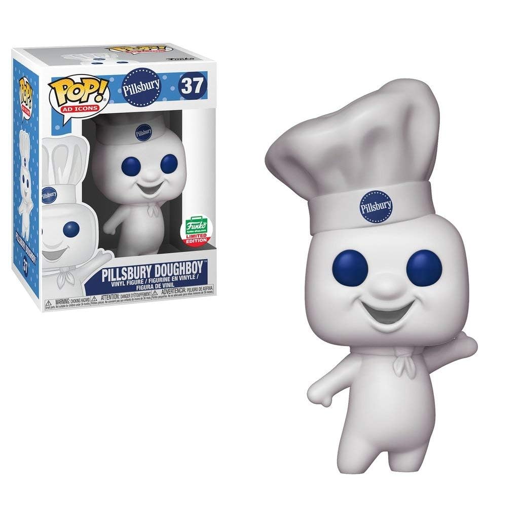 Funko Pop! Ad Icon Pillsbury Doughboy Exclusive Vinyl Figure - White - Model: pi