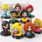 Smilegear Mini Action Figures, Multiple Character Collectible Set, Car Dashboard, Decoration And Cake Topper Toys For Fans 5-15 