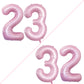 Goer Number 23 Balloons For 23Rd Birthday Party Decorations,42 Inch Jumbo Foil Helium 32 Balloons For 32Nd Birthday Party Decoration (Light Pink)