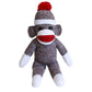 Plushland Adorable Sock Monkey, The Original Traditional Hand Knitted Stuffed Animal Toy Gift-For Kids, Babies, Teens, Girls And Boys Baby Doll Present Puppet (16'' Brown)