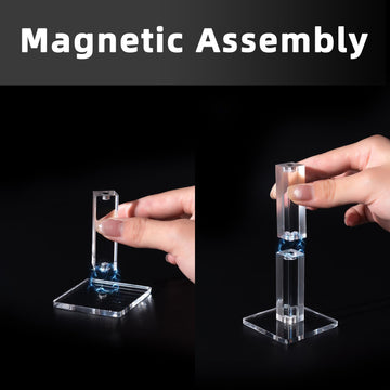 Kalami 2 Sets Flying Miniatures Magnetic Combat Riser For Dnd With 2'' Base, 3D Single Flyer Riser For Ttrpgs And Board Games