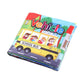 Atorse My First Soft Books Sensory Toy Interactive Rattle Book For Outdoor Toddlers Vehicles