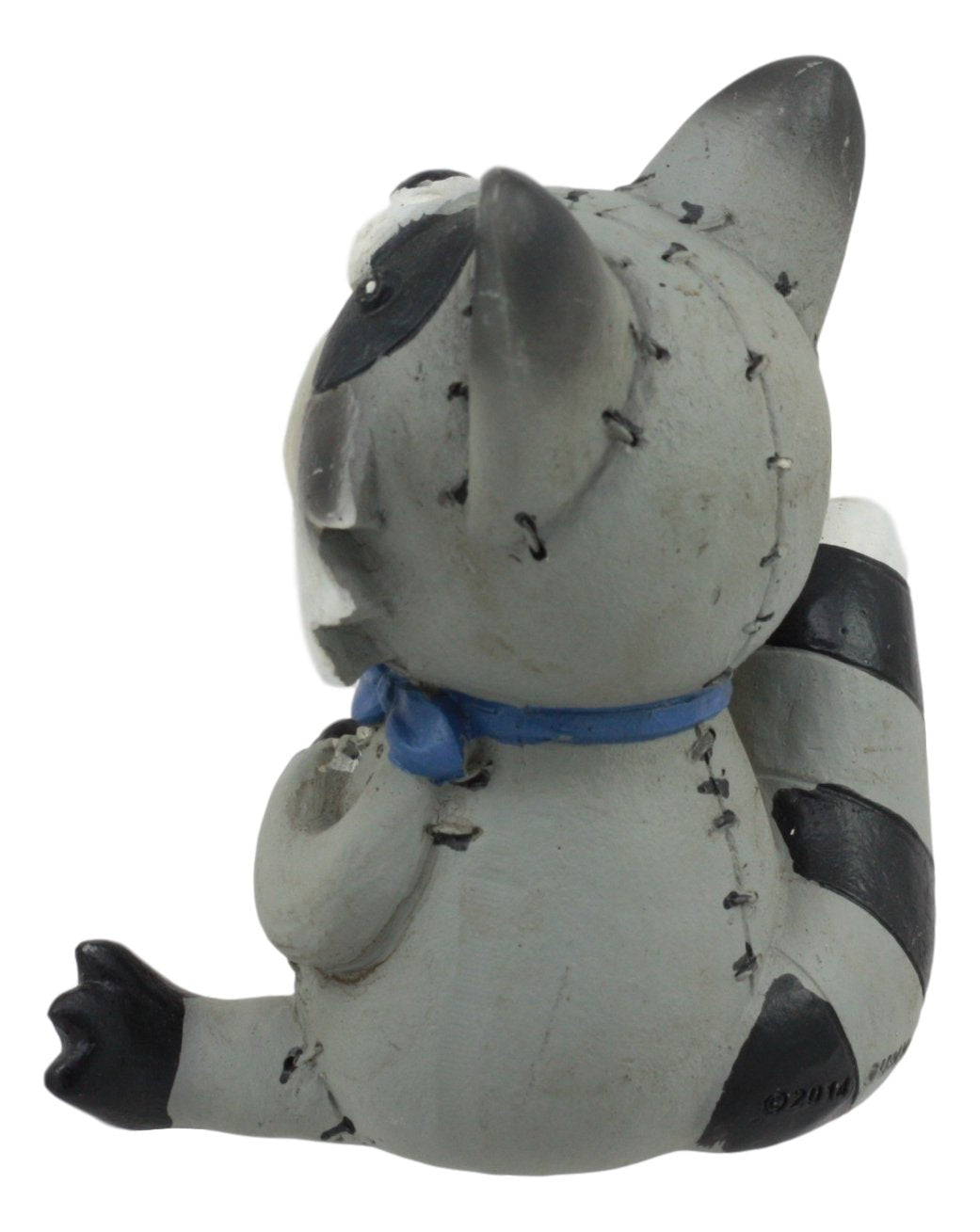 Furry Bones Ebros Furrybones Bandit The Raccoon Voodoo Stitched Skeleton Statue 3' Tall Night Bandit Rodent Figurine