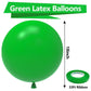 Bezente Green Balloons 18 Inch - 30 Pack Large Thick Light Green Balloons Big Round Green Latex Balloons For Birthday Baby Showe