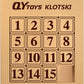 Liangcuber Qy Toys Klotski Puzzle Abs Puzzle Magnetic Sliding Block Fun Digital Puzzles Toys For Kids, Prefect Gift For Boys Girls (4X4 Klotski 15-Digit)