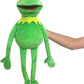 Kermit Frog Puppet, The Muppet Show, Soft Hand Frog Stuffed Plush Toy with 50 Pcs Kermit Frog Stickers, 28 Inches