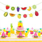 Cc Home Two-Tti Frutti Party Decorative Tropical Summer Two-Tti Frutti Banner For Summer, Baby Shower,Two-Tti Frutti Themed Birthday Birthday Day Party Decorations Favor