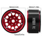 Hybdx Rc 1.9 Inch Aluminum Alloy Beadlock Wheel Rim Hub 4Pcs Suit For 1:10 Rc Crawler Axial Scx10 Scx10 Ii Trx4 Rc4Wd D90(Red 4