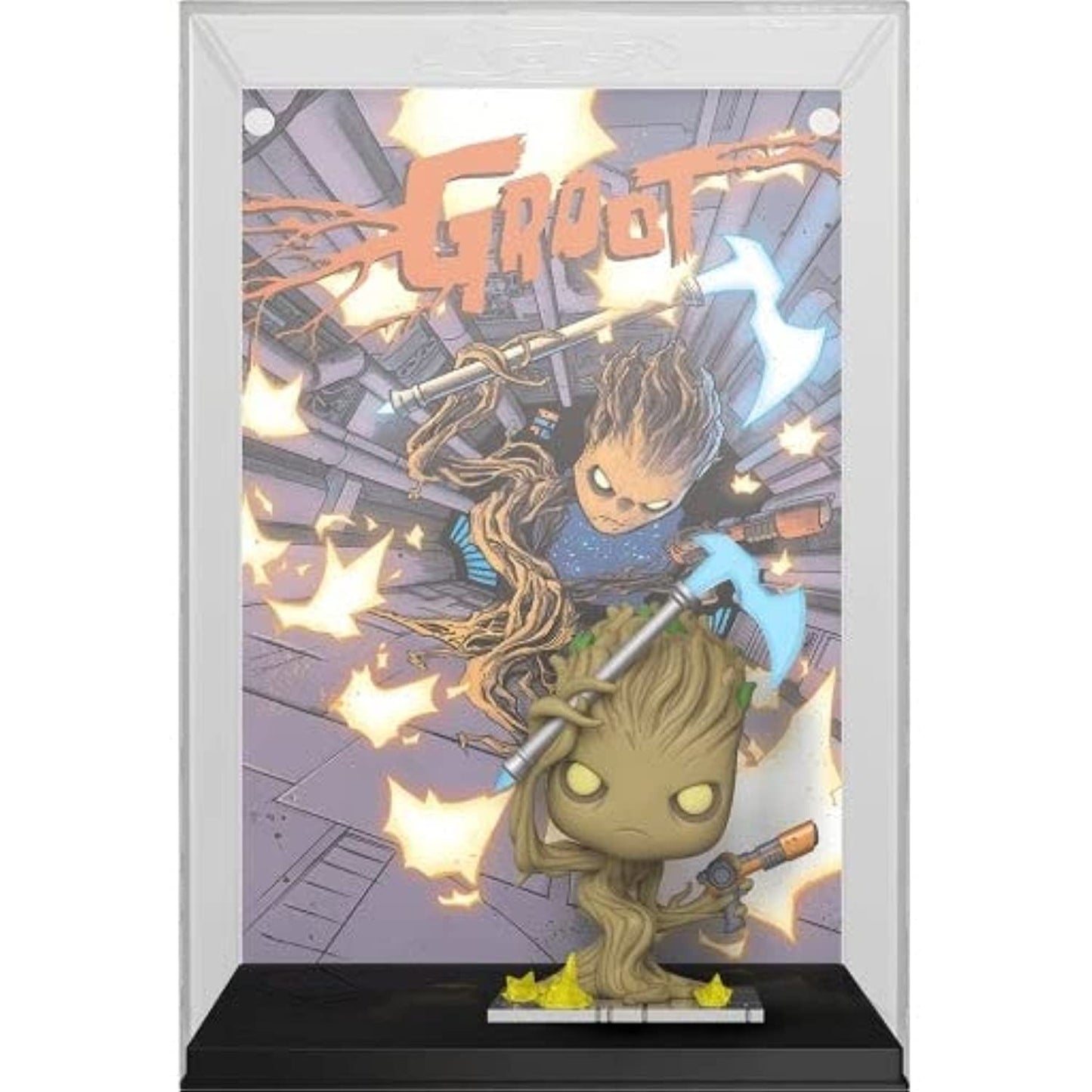 Funko Marvel Pop! Comic Cover Vinyl Figurine Groot 9 Cm