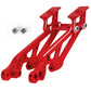 ARRMA Aluminum Wing Mount Upgrades - Compatible with Typhon, Outcast, Kraton, Notorious, Talion - Red