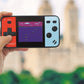 Lexibook Portable Handheld Game Console Cyber Arcade Pocket 150 Games, 1.8' (4.5Cm) Color Lcd Screen, Gaming Toy For Kids/Teenagers, Blue/Red, Jl1895