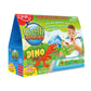 Zimpli Kids Gelli Adventures Dino Pack, 5 Use, 8 x Dinosaur Figures, Inflatable Tray, Imaginative Prehistoric Dinosaur Playset, 