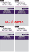 Sleeve Kings Magnum ''Lost Cities'' Card Sleeves 70 X 110 Mm (4X110 Pack, 440 Sleeves)