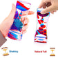 SUNPROUND Liquid Motion Bubbler Sensory Toys, 6 Pack Liquid Timer Desktop Colorful Hourglass Liquid Bubbler, Small Calming Relax