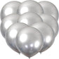 24Pcs Silver Balloons 18 Inch Large Sliver Metallic Chrome Balloons Big Latex Balloons For Christmas Birthday Wedding Baby Shower Party Decorations