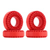 INJORA Silicone Rubber Insert Foam Fit - 1.9'' Wheel Tires 118-122mm Foam Fit for 1/10 RC Crawler(Red)