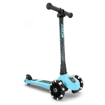 Scoot & Ride Stand-Up Push Scooter For Children Ages 3-6, Highwaykick 3, Blueberry