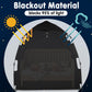 WANRU Blackout Tent for Pack and Play - One-Click Opening, 95% Light Blocking, Black, Breathable Polyester Cover