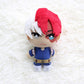 Groydbna MHA Anime Plushie Cute Plushie Hero Cosplay Plushies Plush Toy Stuffed Keychain Doll, 5.9'' Red, One Size