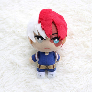 Groydbna MHA Anime Plushie Cute Plushie Hero Cosplay Plushies Plush Toy Stuffed Keychain Doll, 5.9'' Red, One Size