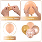 Jobkoo Pink Rose & Metallic Balloons, 60 Pcs Set, Female Gift, For Wedding, Birthday, Party Decoration