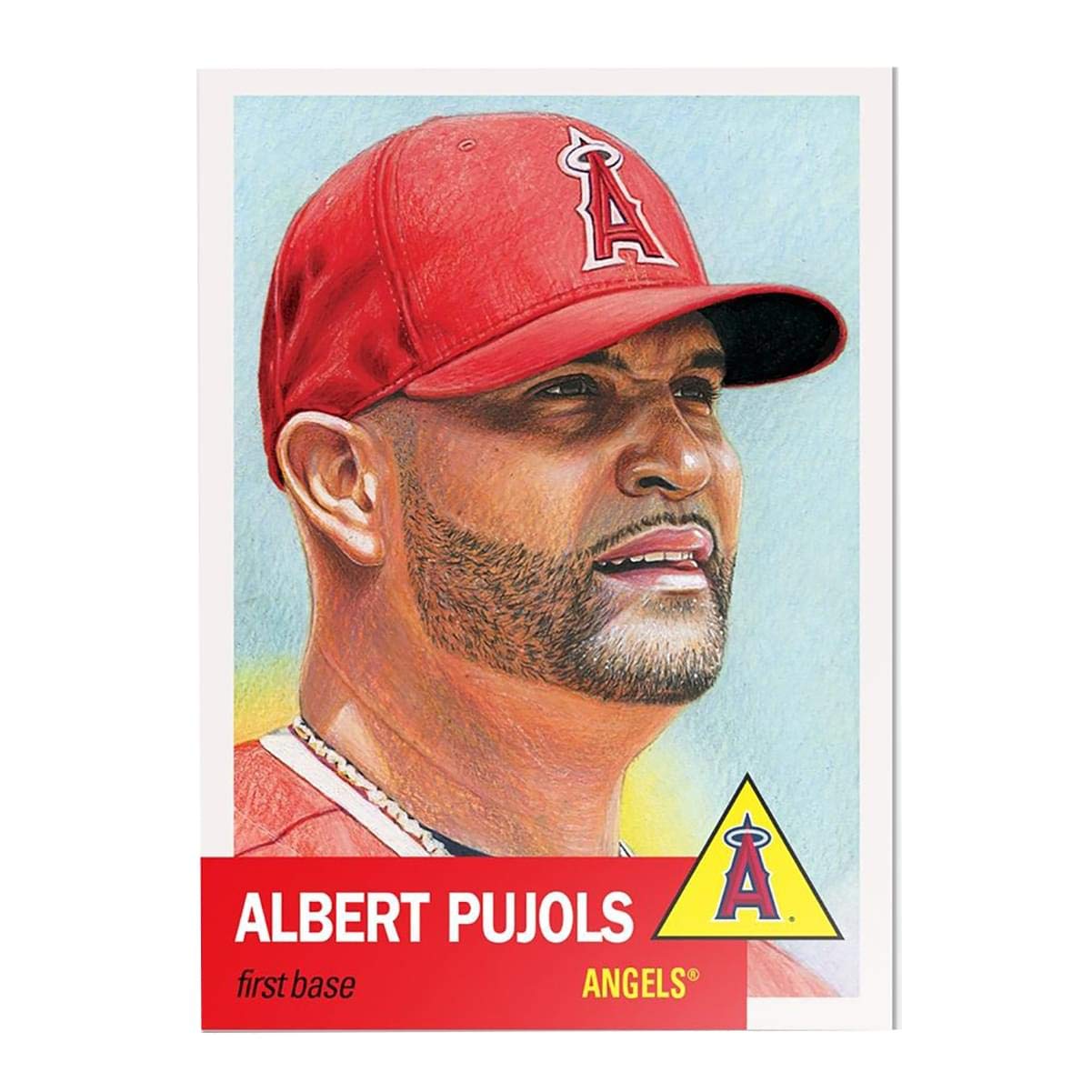 La Angels #22 Albert Pujols Mlb Topps Living Set Card