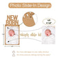 Siyoriot Baby 1st Birthday Decorations Girl Monthly Photo Banner First Birthday Decor with 1st Birthday High Chair Banner and On