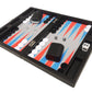 13-inch enhanced Backgn Set - Travel Size - Black Board  Scarlet Red and Patriot Blue Points