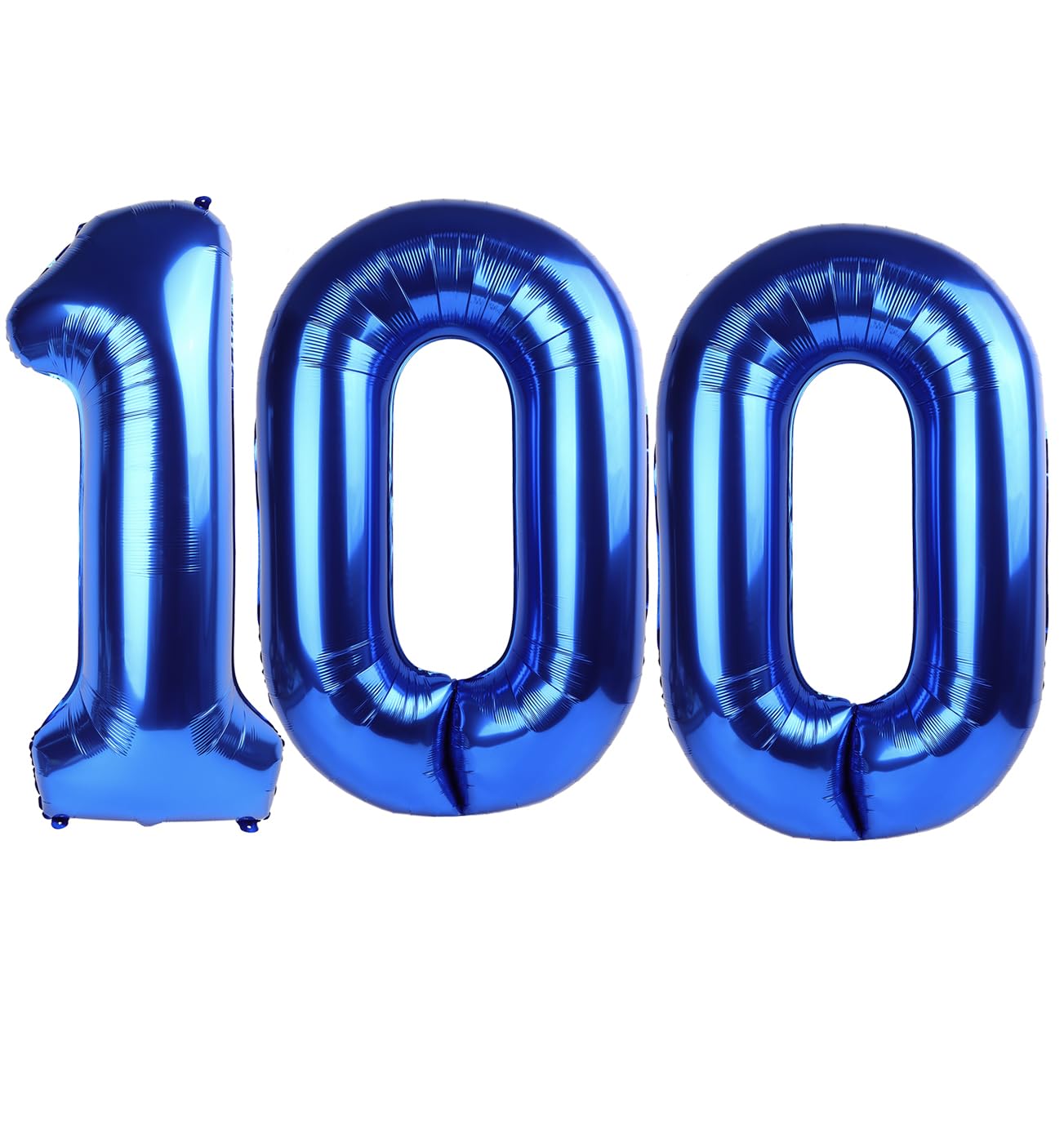 Navy Blue Number 100 Balloon 40 Inch, 100 Number Balloon, 100Th Navy Blue Birthday Decorations, 100 Year Old Women Men Blue Part