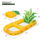 Magshion 66 Inch Large Inflatable Pineapple Pool Float For Adults, Blow Up Swimming Floating Raft With Cup Holders And Backrest,