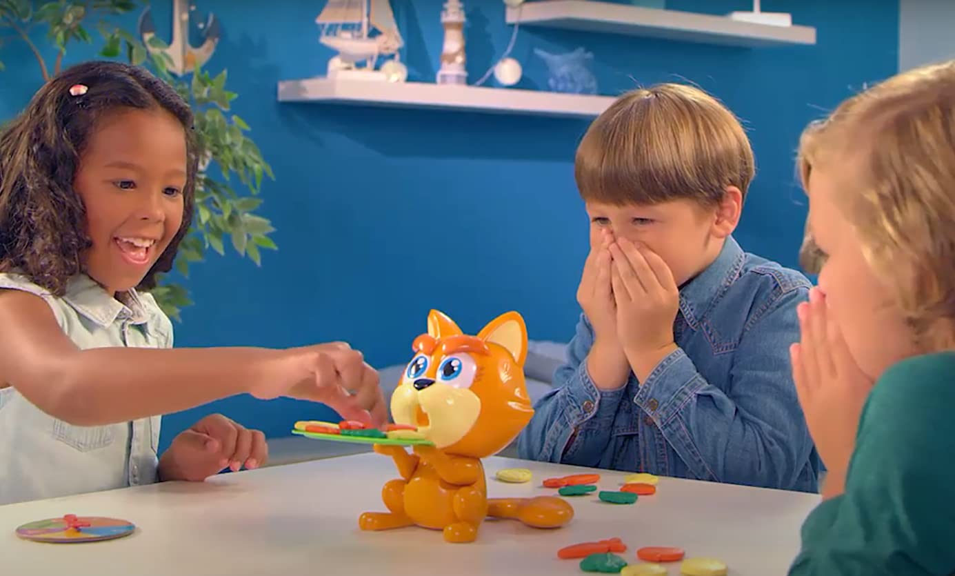 Picky Kitty - The Feed The Kitty His Veggies Before He Flips His Plate Game By Goliath