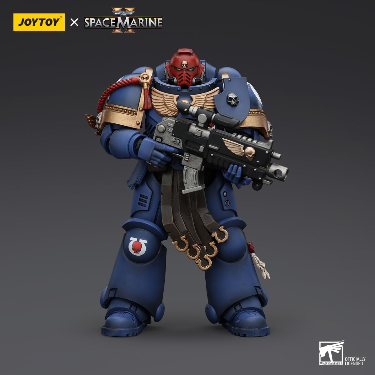 malt-inspiredISE JOYTOY 1/18 Action Figures - Warhammer Space Marine 2 Ultramarines Sergeant Gadriel - 5 Classic Character Collectible Age 15 and Above